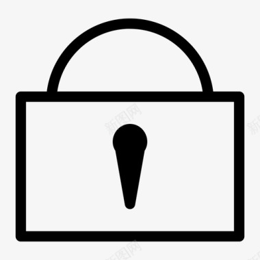 密码锁定隐私图标图标