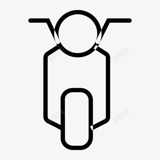 摩托车-01svg_新图网 https://ixintu.com 摩托车-01