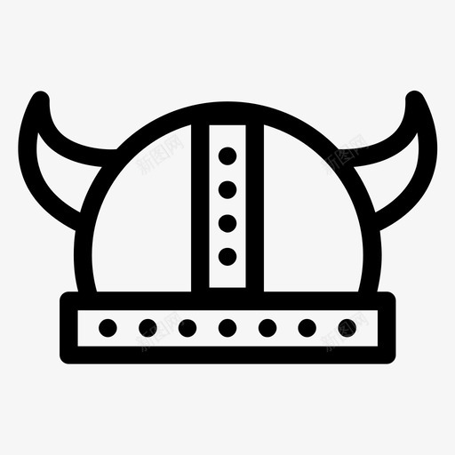 北欧海盗头盔海盗头盔帽子图标svg_新图网 https://ixintu.com 北欧海盗头盔 帽子 款式 海盗头盔 配件