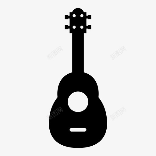 吉他古典吉他乐器图标svg_新图网 https://ixintu.com 乐器 古典吉他 吉他 音乐