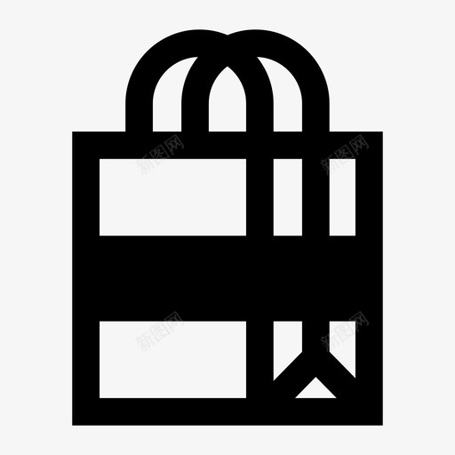 购物袋精品店采购图标svg_新图网 https://ixintu.com 商店 精品店 美食袋 袋子 购物袋 采购