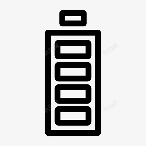 满电池电池充电电池充满图标svg_新图网 https://ixintu.com 满电池 电池充满 电池充电 电池电量 电量