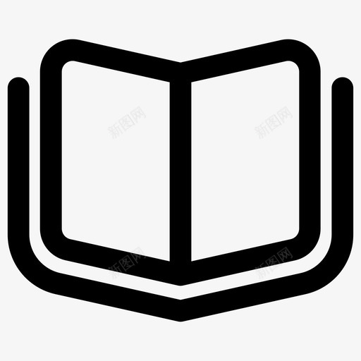 读书看书打开书图标svg_新图网 https://ixintu.com 打开书 看书 读书