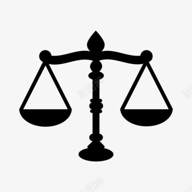 正义的尺度司法法律图标图标