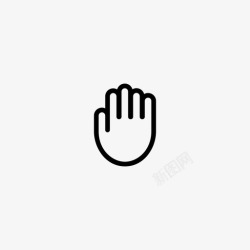 UI交互手势图手掌手势手图标高清图片