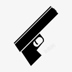 近距离射击声枪枪声射击图标高清图片