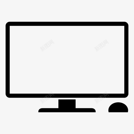 计算机数字监视器图标svg_新图网 https://ixintu.com 数字 监视器 计算机