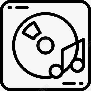 cd播放器音乐歌曲图标图标