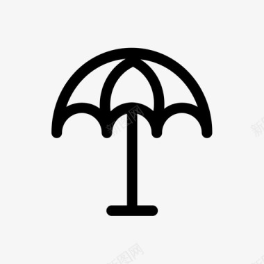 伞夏季图标图标