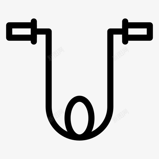 健身精力充沛游戏图标svg_新图网 https://ixintu.com 健身 健身房 游戏 精力充沛 绳索 运动健身线