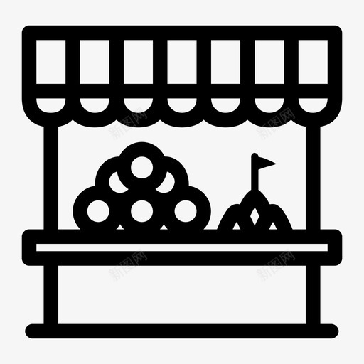 市场商业农贸市场图标svg_新图网 https://ixintu.com 农贸市场 商业 商店 市场 市场商店 食品