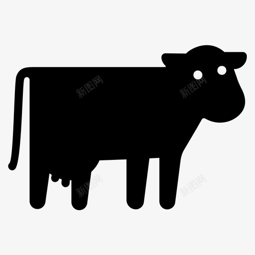 牛牛肉奶制品图标svg_新图网 https://ixintu.com 农场 动物 奶 奶制品 牛 牛肉 肉