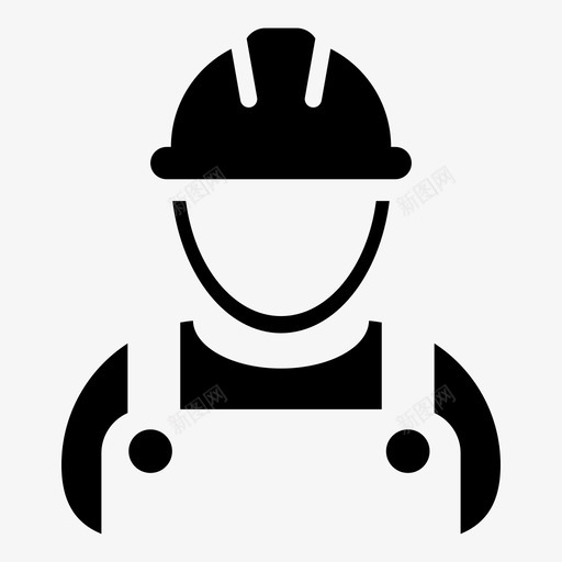 建筑工人工程师安全帽图标svg_新图网 https://ixintu.com 安全帽 工人 工程师 建筑工人 建筑工人图标业务向量样式1 服务
