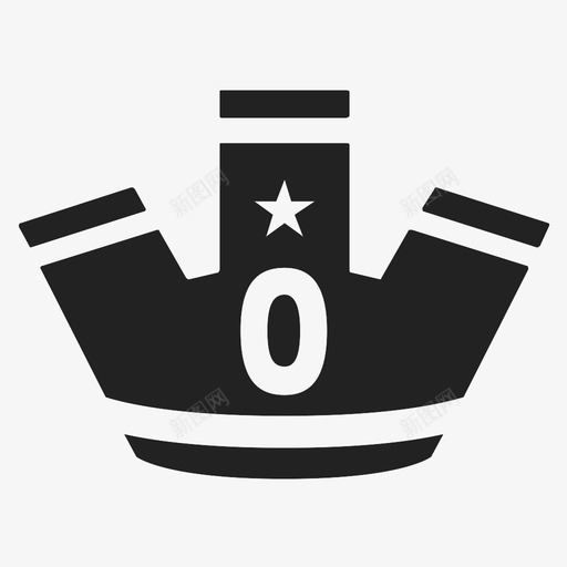 皇冠皇室形状图标svg_新图网 https://ixintu.com 形状 皇冠 皇室 象征
