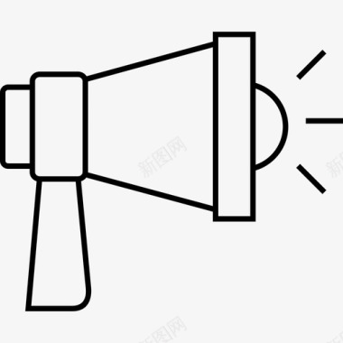 扩音器营销声音图标图标