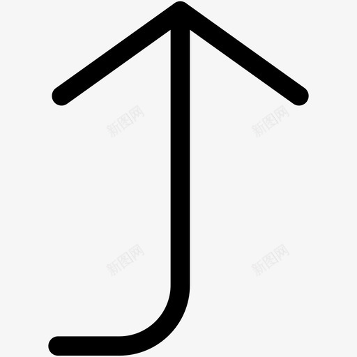 向上箭头箭头3图标svg_新图网 https://ixintu.com 向上 箭头 箭头3