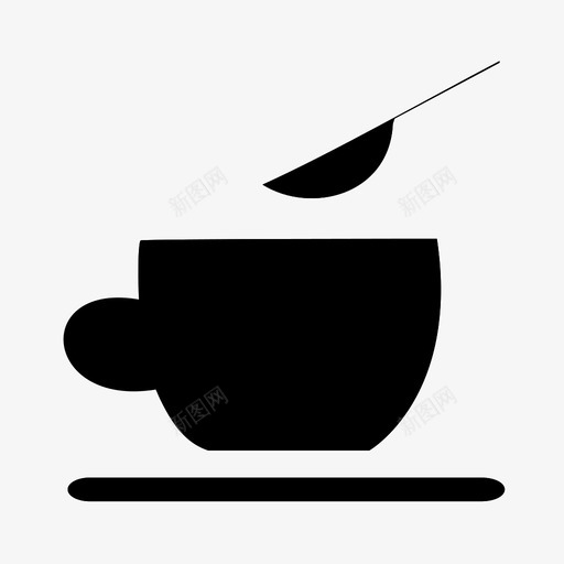 咖啡饮料糖图标svg_新图网 https://ixintu.com 咖啡 糖 茶 饮料