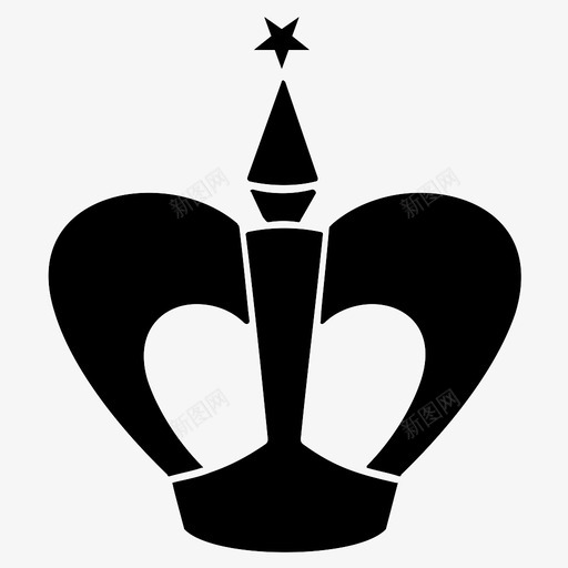 皇冠皇室形状图标svg_新图网 https://ixintu.com 形状 皇冠 皇室 象征