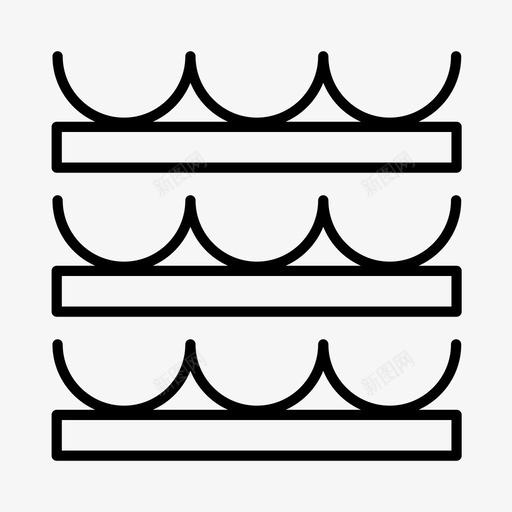 酒架酒吧饮料图标svg_新图网 https://ixintu.com 架子 酒吧 酒庄 酒架 饮料