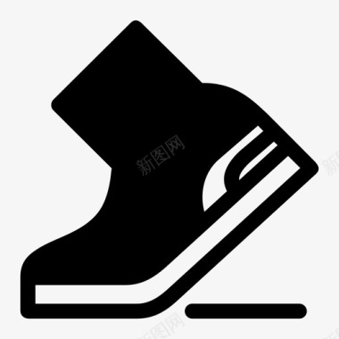 跑鞋脚马拉松图标图标