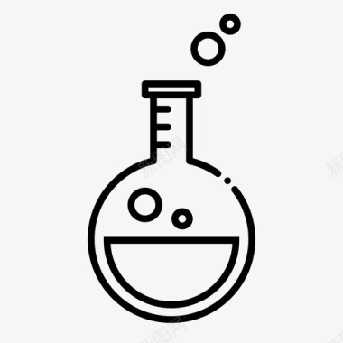 烧杯化学药物图标图标