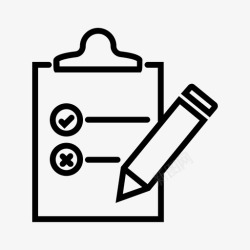 表格学习考试表格问答图标高清图片