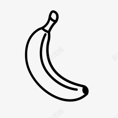 香蕉减肥食品食物图标图标