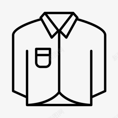 衬衫衣服招待图标图标