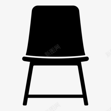 椅子起居室物品图标图标