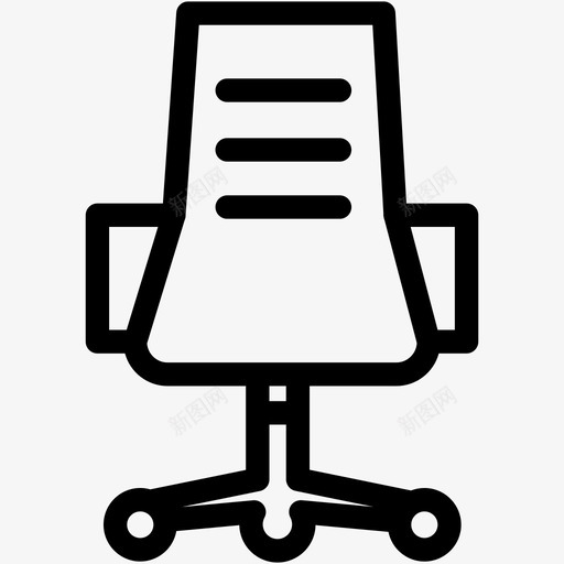 椅子家具办公室图标svg_新图网 https://ixintu.com 办公室 商务2 家具 座椅 椅子