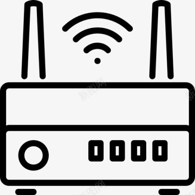 无线路由器电脑网络图标图标