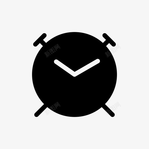 时钟闹钟唤醒图标svg_新图网 https://ixintu.com 周期 唤醒 完整图标设置 时钟 时间 铃声 闹钟