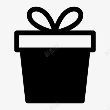 礼物生日礼物聚会图标图标