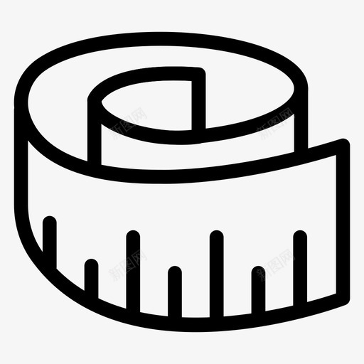 测量厘米直尺图标svg_新图网 https://ixintu.com 体育健身线 卷尺 厘米 标尺 测量 直尺