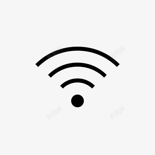 wifi广播互联网图标svg_新图网 https://ixintu.com wifi 互联网 传播 信号 学生图书馆 广播