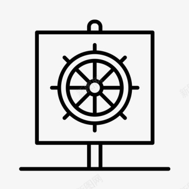 港口海事航海图标图标