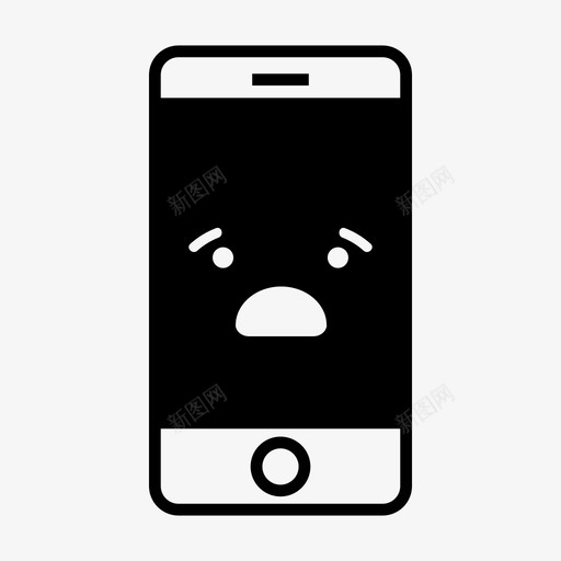 担心智能手机来电表情符号图标svg_新图网 https://ixintu.com iphone 手机 抱歉 担心智能手机 来电 表情符号