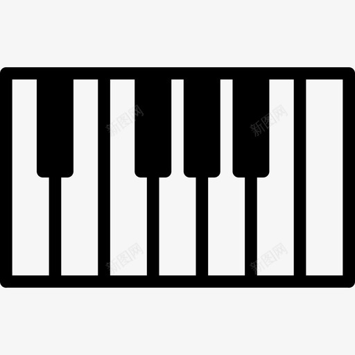 钢琴课音乐我的教室图标svg_新图网 https://ixintu.com 我的教室 钢琴课 音乐