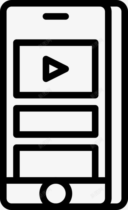 视频转盘应用程序内容图标svg_新图网 https://ixintu.com jellyconsoutlineuxmobilevol1 内容 应用程序 界面 视频转盘 选项卡