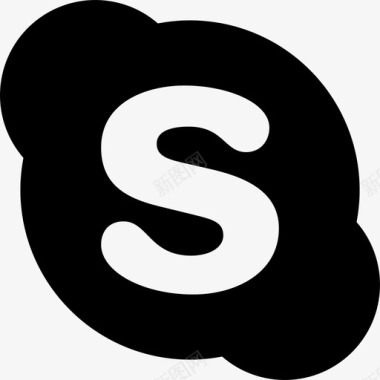 Skype徽标标志windowsphone用户界面图标图标