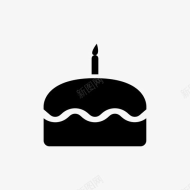 生日蛋糕活动聚会图标图标