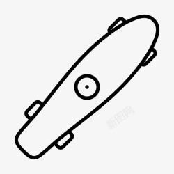 滑板公园三角板甲板滑板公园图标高清图片