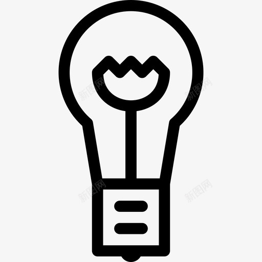 创意灯泡科技我的教室图标svg_新图网 https://ixintu.com 创意灯泡 我的教室 科技