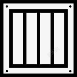 牢房罪犯牢房罪犯锁图标高清图片
