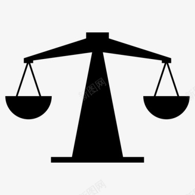 体重秤平等公正图标图标