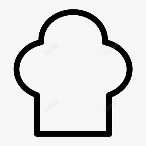 厨师帽玩具风格图标svg_新图网 https://ixintu.com 厨师帽 玩具 风格