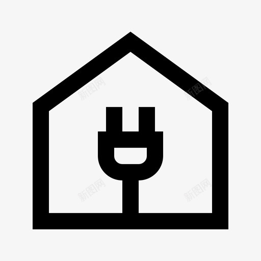 家用电能源环境图标svg_新图网 https://ixintu.com 家用电 环境 生态网络 电力 能源