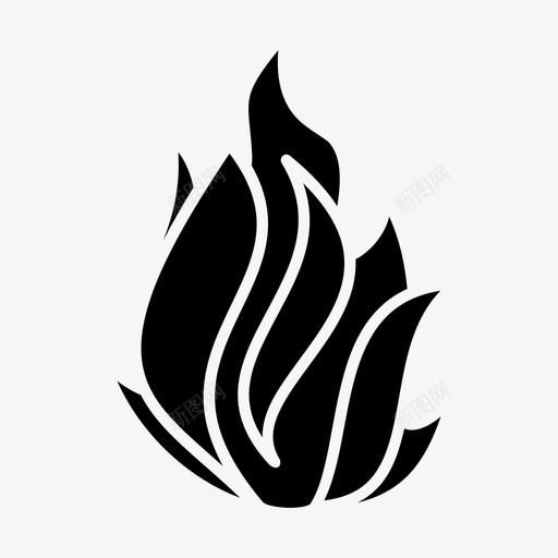 火烧磷酸二铵图标svg_新图网 https://ixintu.com 火 火焰 烧 磷酸二铵