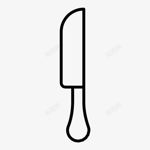 刀厨师厨房图标svg_新图网 https://ixintu.com 刀 厨师 厨房 厨房工具