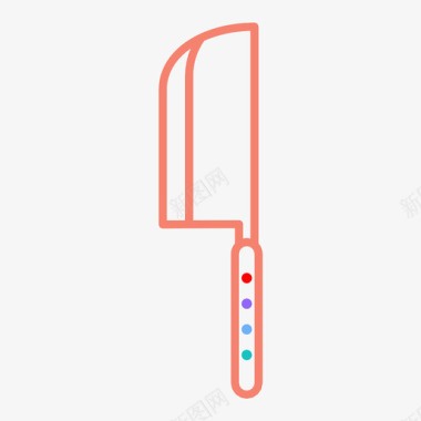 刀切刀食品图标图标